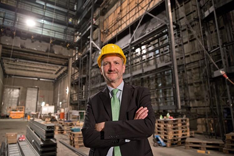 Baustellenbesichtigung der Deutschen Oper