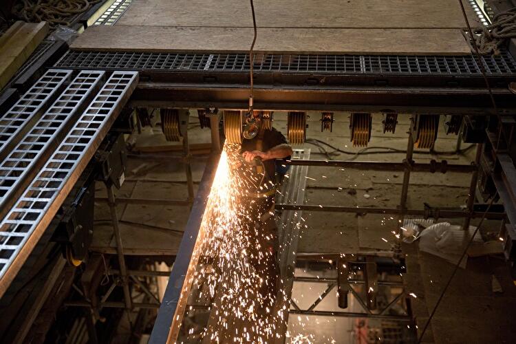 Baustellenbesichtigung der Deutschen Oper