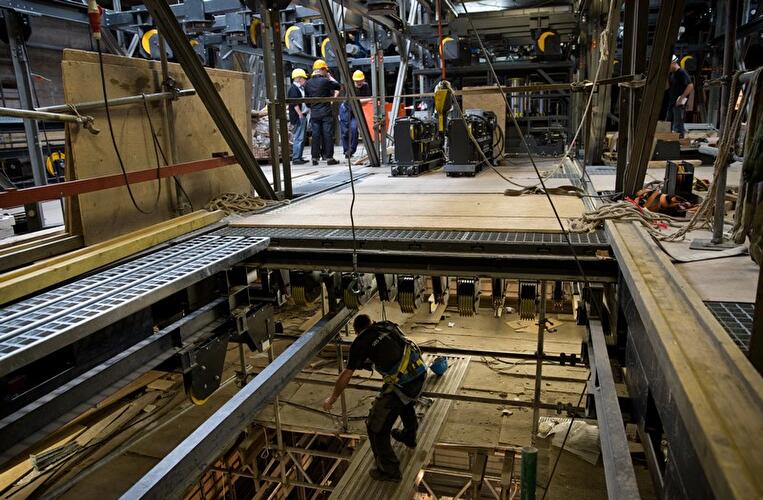 Baustellenbesichtigung der Deutschen Oper