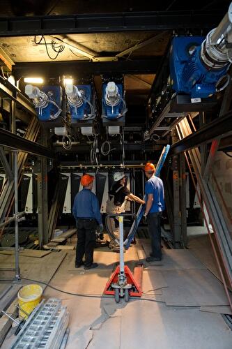 Baustellenbesichtigung der Deutschen Oper