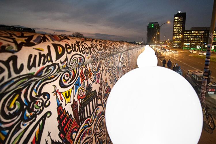 25 Jahre Mauerfall: Lichtgrenze