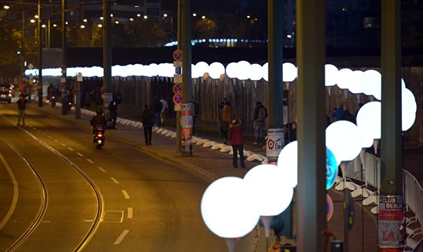 25 Jahre Mauerfall: Lichtgrenze