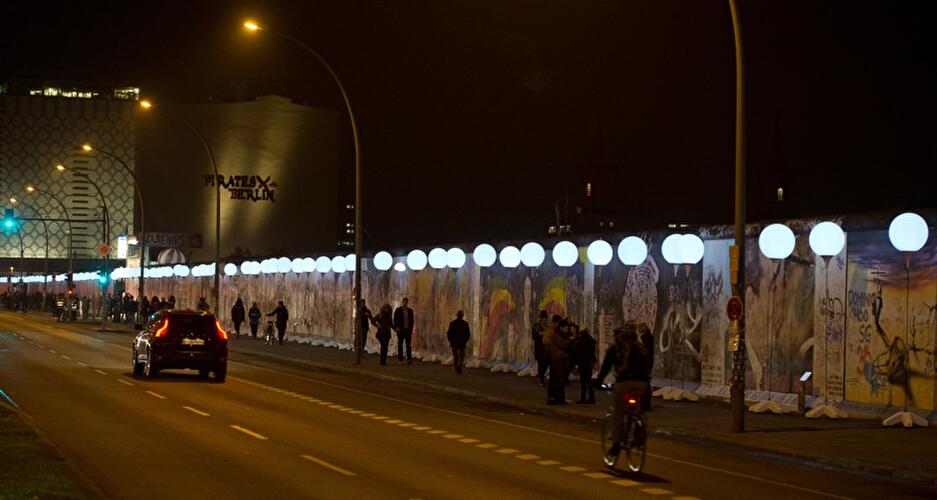 25 Jahre Mauerfall: Lichtgrenze