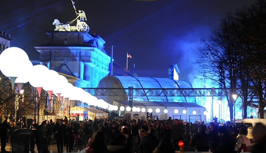 25 Jahre Mauerfall: Lichtgrenze