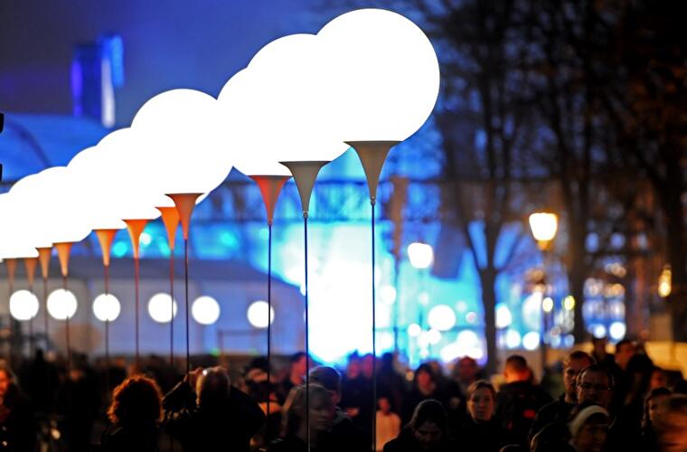 25 Jahre Mauerfall: Lichtgrenze