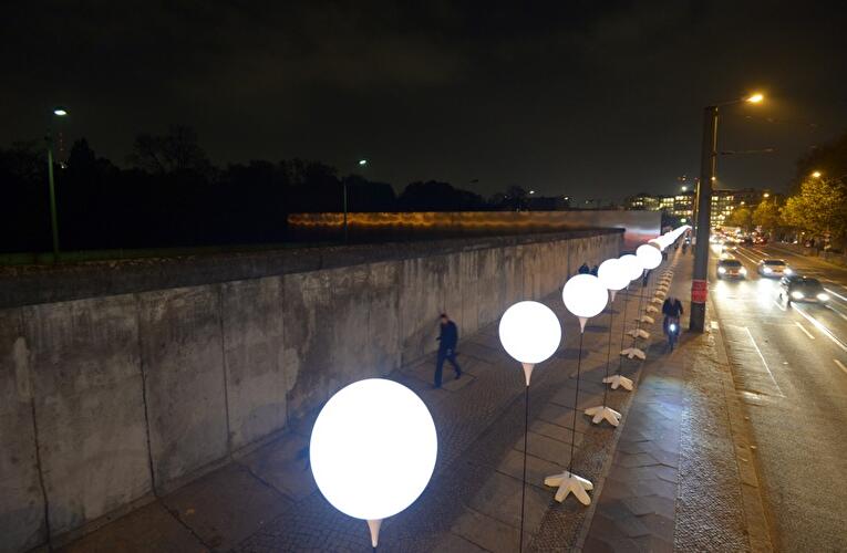 25 Jahre Mauerfall: Lichtgrenze