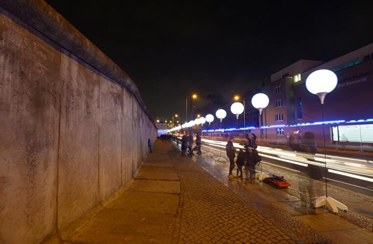 25 Jahre Mauerfall: Lichtgrenze