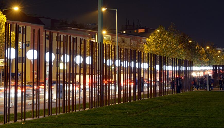 25 Jahre Mauerfall: Lichtgrenze