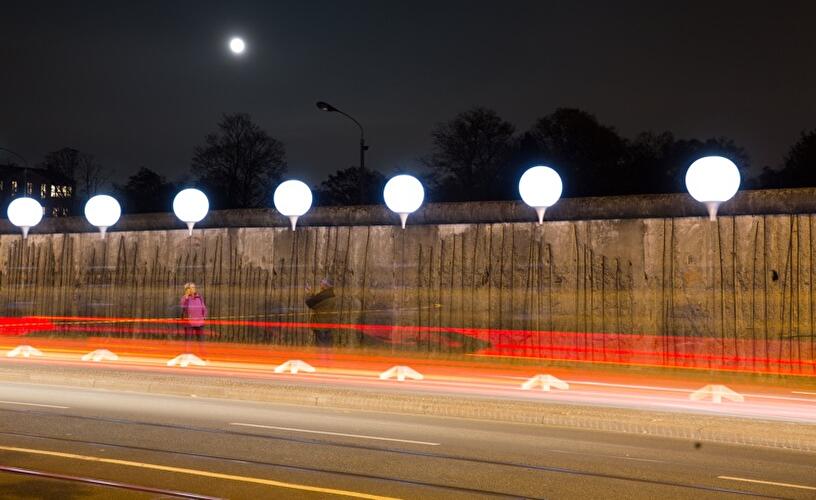 25 Jahre Mauerfall: Lichtgrenze