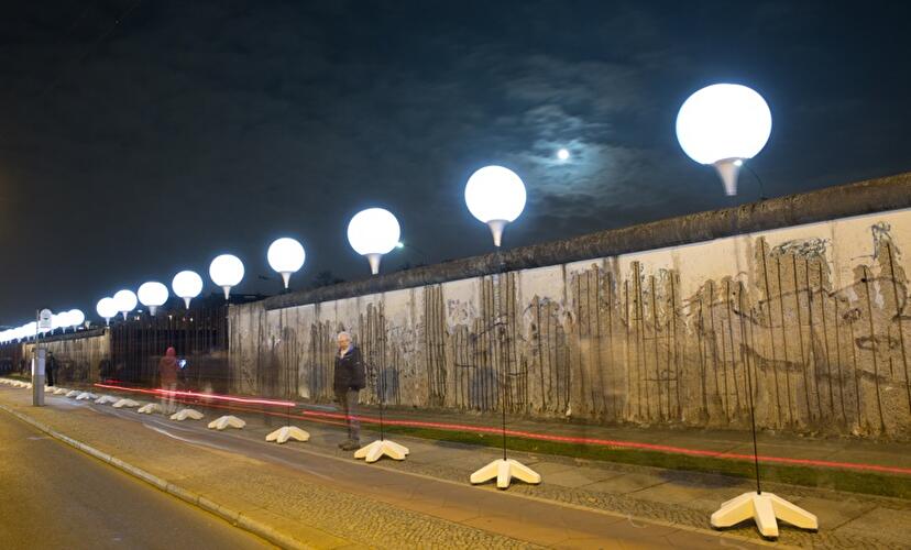 25 Jahre Mauerfall: Lichtgrenze