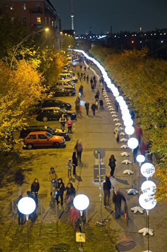 25 Jahre Mauerfall: Lichtgrenze