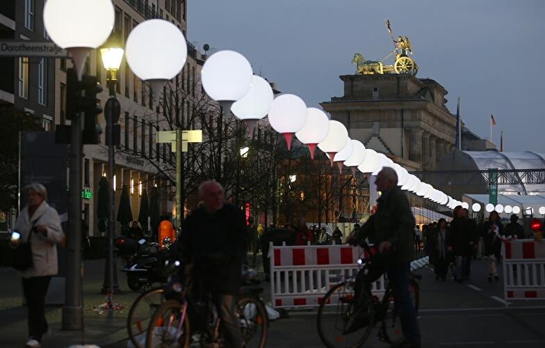 25 Jahre Mauerfall: Lichtgrenze