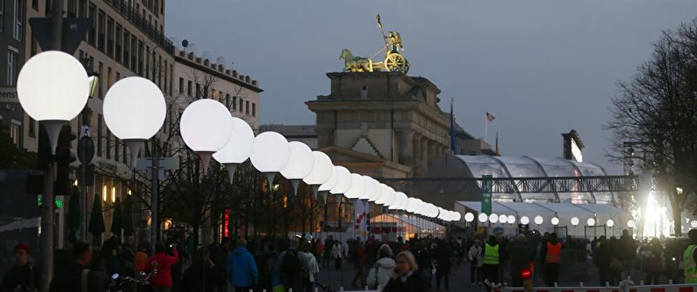 25 Jahre Mauerfall: Lichtgrenze