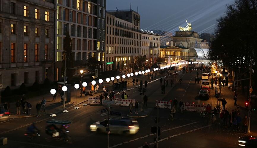 25 Jahre Mauerfall: Lichtgrenze