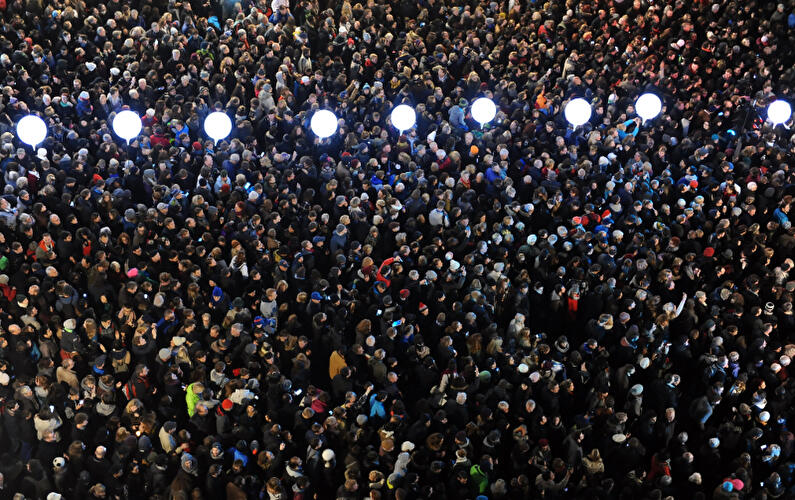 25 Jahre Mauerfall: Lichtgrenze