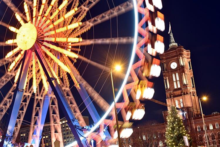 Christmas Market at Berlin Town Hall
