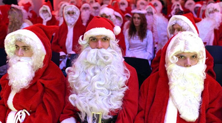 Weihnachtsmann-Vollversammlung