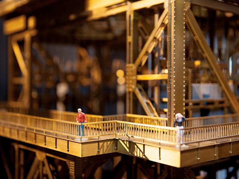 Schiffshebewerk Niederfinow als Modell