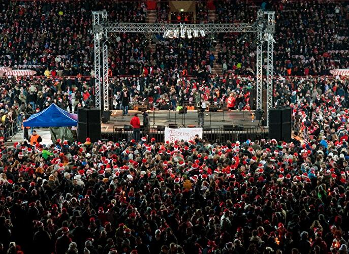 Weihnachtssingen beim 1. FC Union Berlin