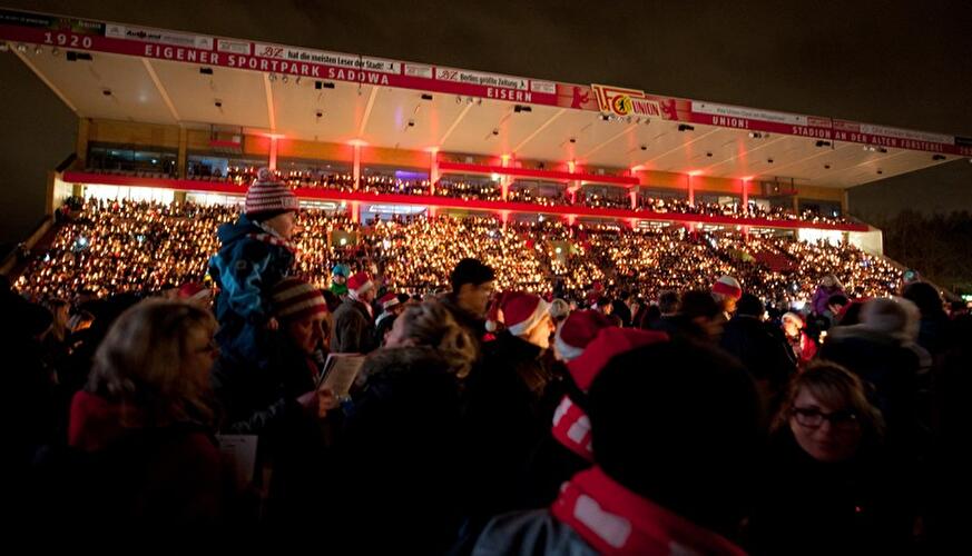 Weihnachtssingen beim 1. FC Union Berlin