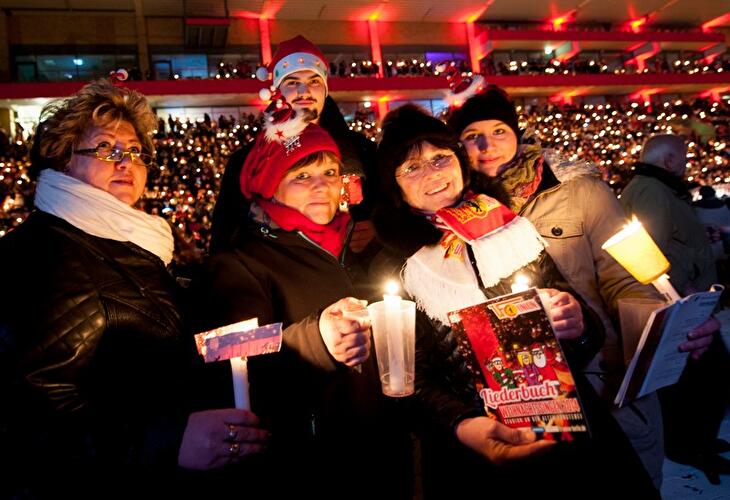 Weihnachtssingen beim 1. FC Union Berlin