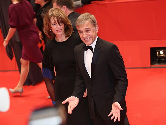 Judith Holste und Christoph Waltz