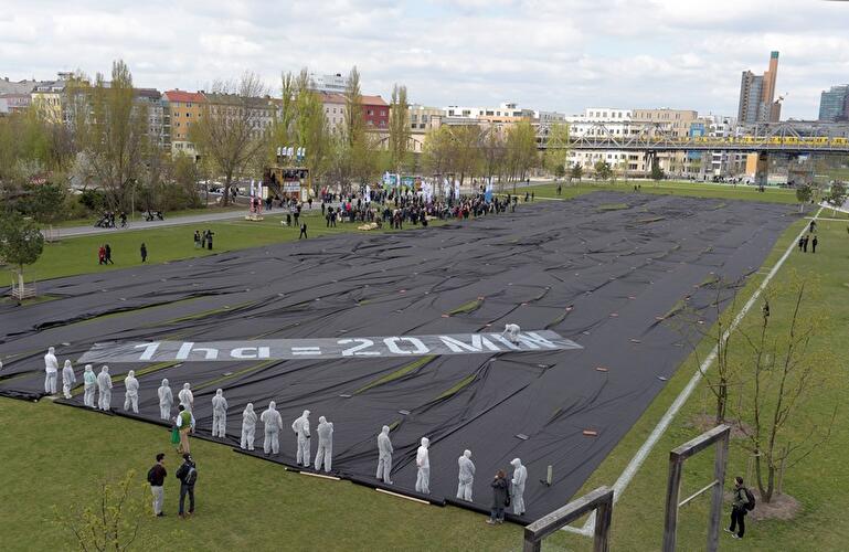 Installation "Ein Hektar"