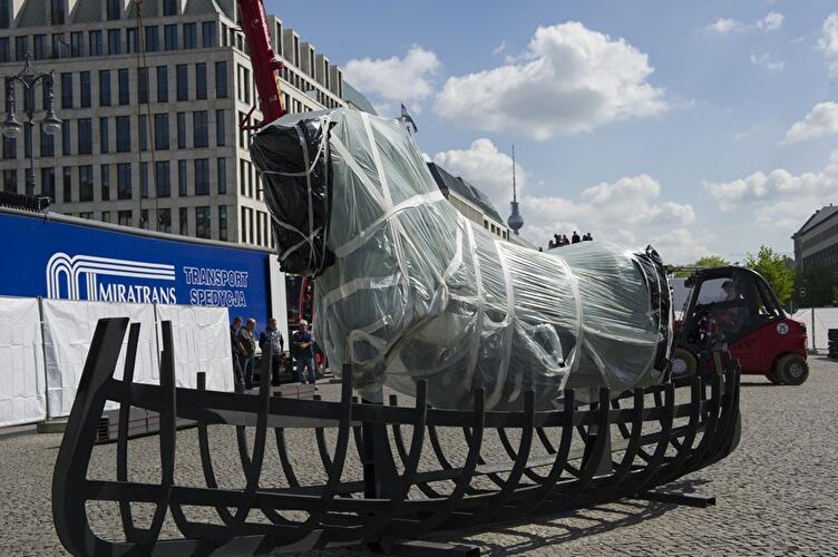 Pferdeskulpturen vor dem Brandenburger Tor