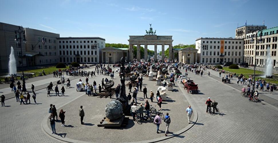 Pferdeskulpturen vor dem Brandenburger Tor