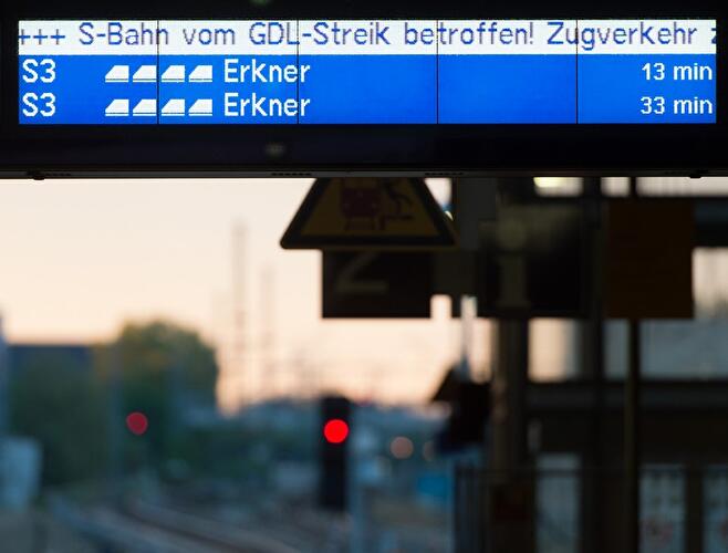 Lokführerstreik - Impressionen