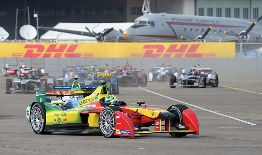 Formel E Rennen auf dem Tempelhofer Feld
