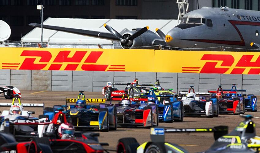 Formel E Rennen auf dem Tempelhofer Feld
