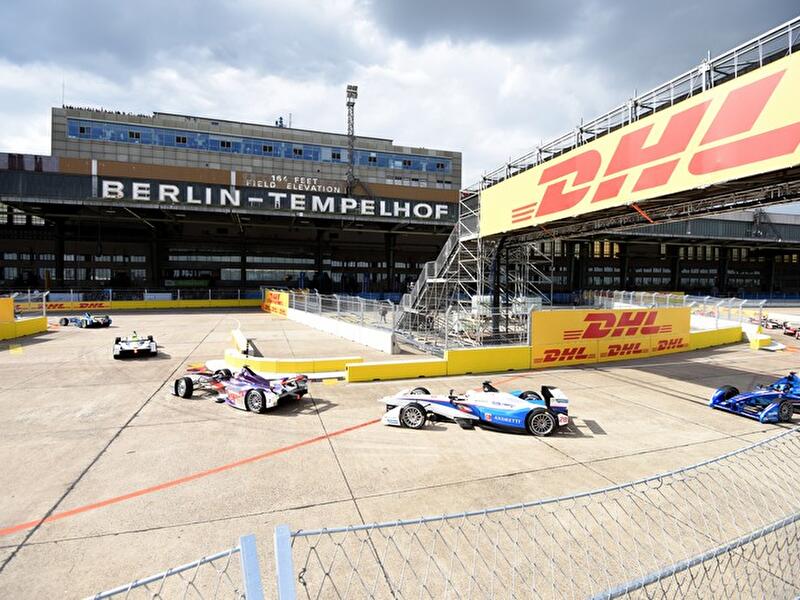 Formel E Rennen auf dem Tempelhofer Feld