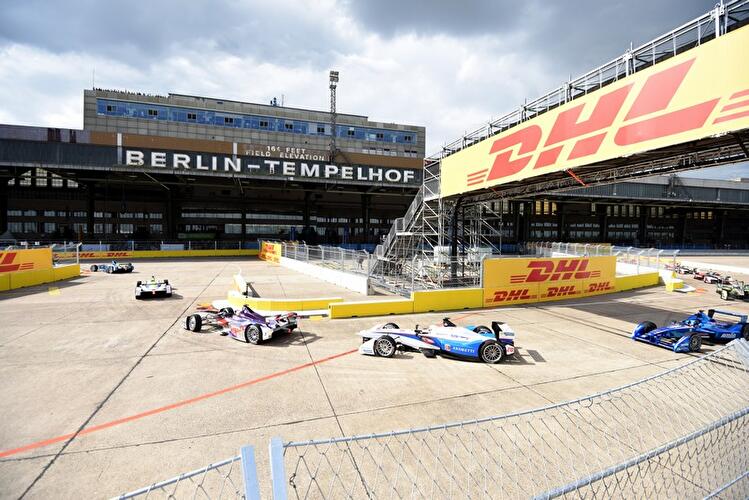 Formel E Rennen auf dem Tempelhofer Feld