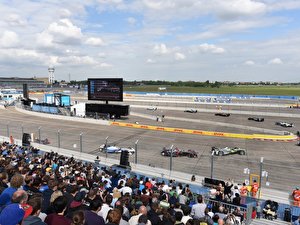Formel E Rennen auf dem Tempelhofer Feld