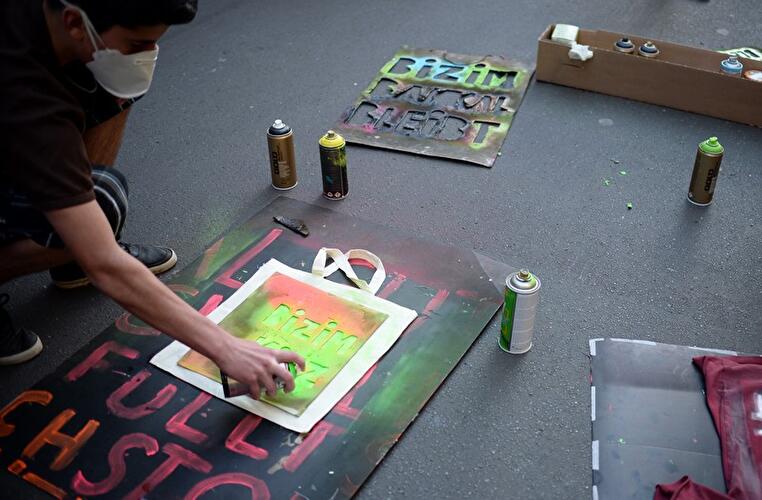 Demo für den Gemüseladen Bizim Bakkal