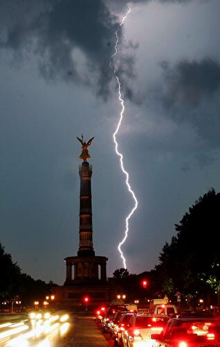Gewitter über Berlin