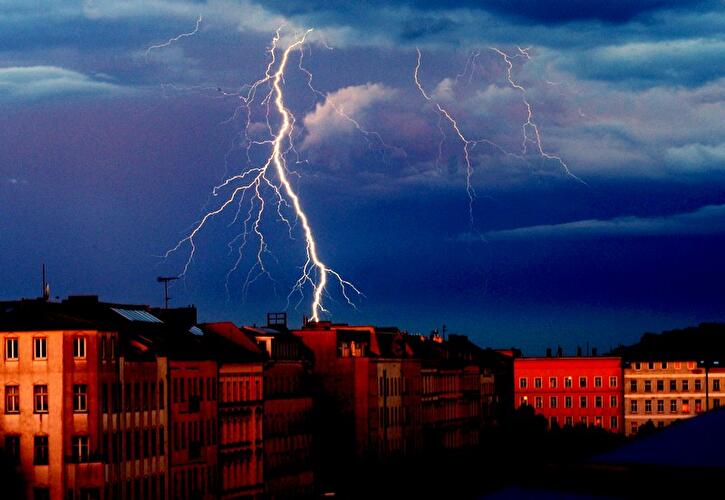 Gewitter über Berlin