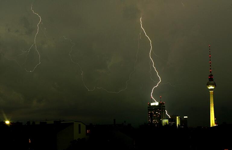 Gewitter über Berlin