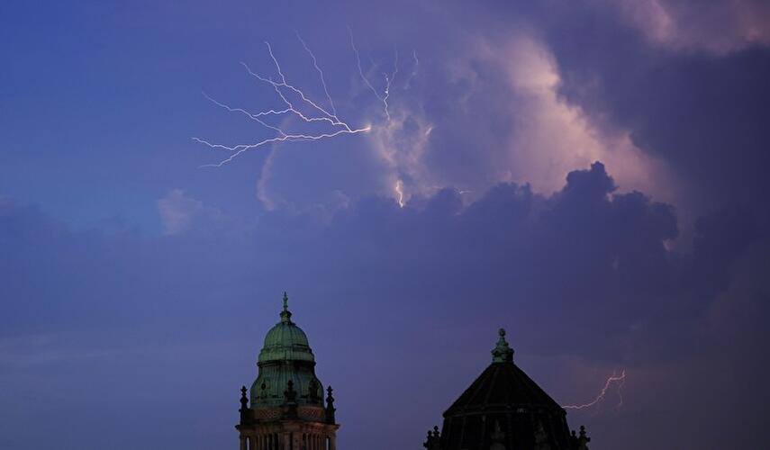 Gewitter über Berlin