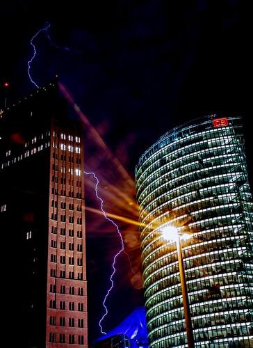 Gewitter über Berlin