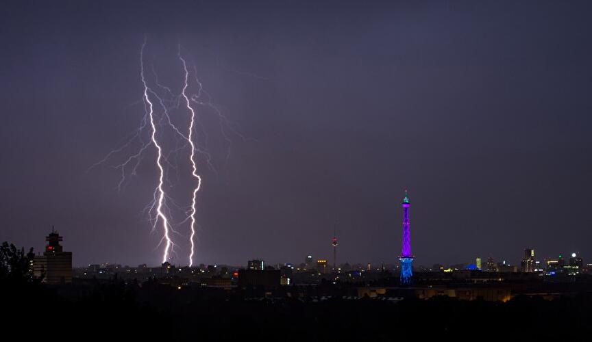 Gewitter über Berlin