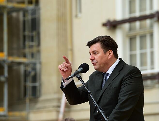 Richtfest der Staatsoper Unter den Linden