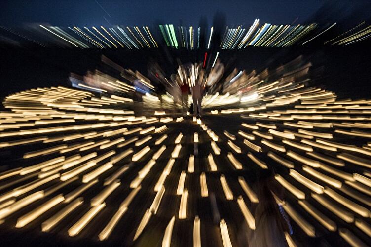 Lichterlabyrinth «Die Große Reise»