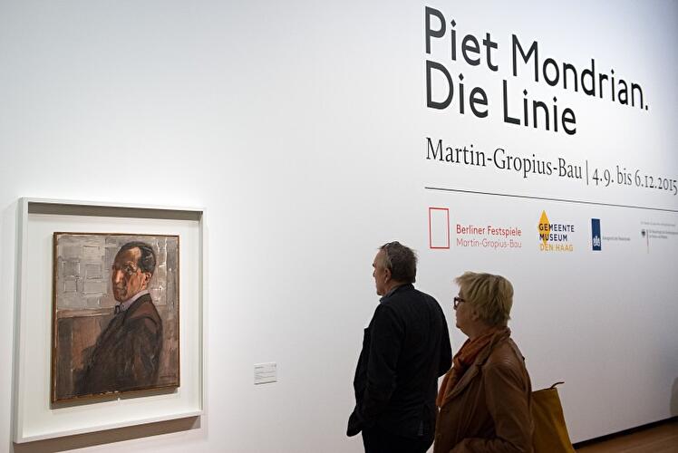 Piet Mondrian. Die Linie