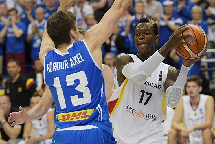 Basketball-EM Vorrunde Deutschland - Island