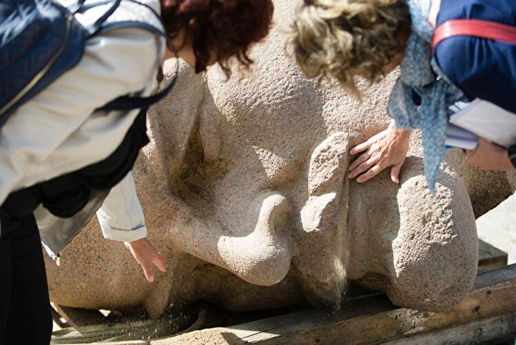 Lenin-Kopf in der Zitadelle