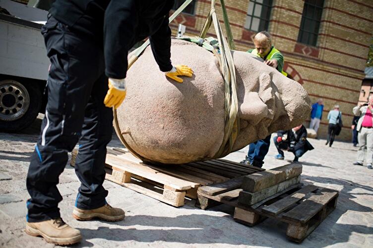 Lenin-Kopf in der Zitadelle