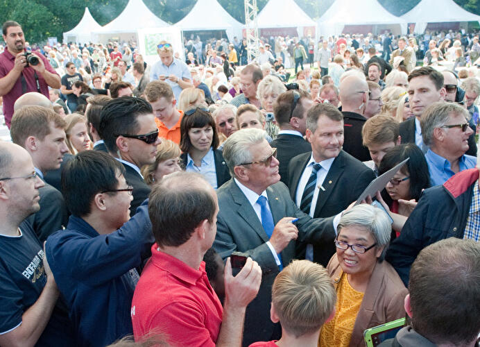Bürgerfest beim Bundespräsidenten