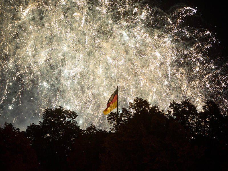 Einheitsfeier vor dem Reichstag